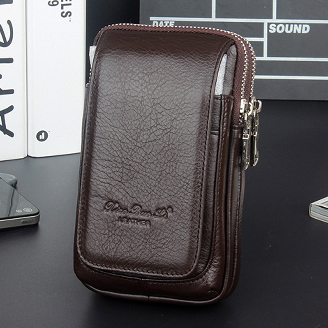 Men Genuine Leather Waist Fann - đánh giá và giá Leatherwork Belt