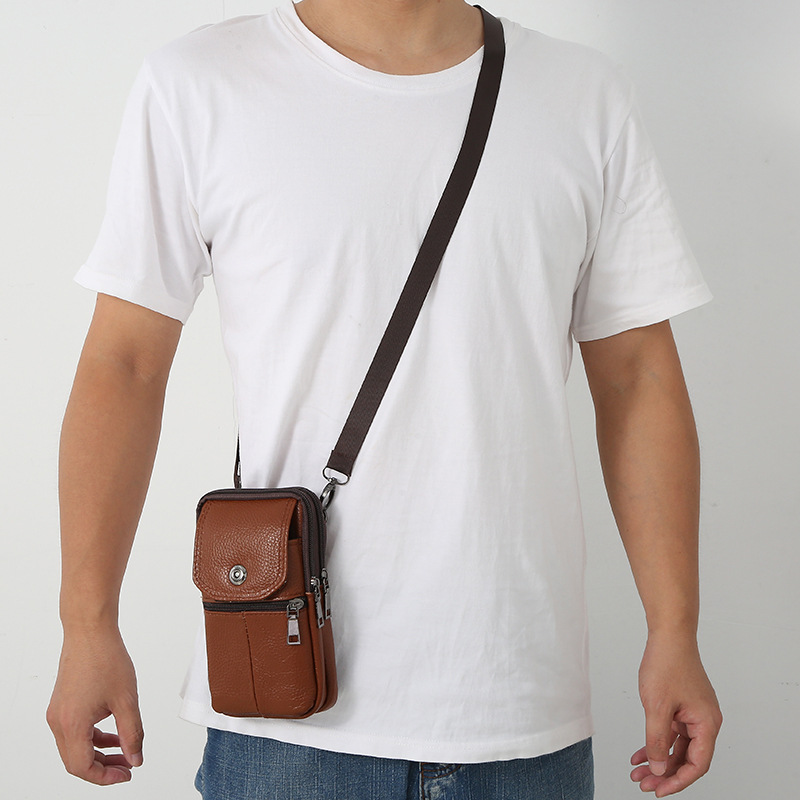 Crossbody Sling Bag for Men –  - đánh giá và giá Leatherwork Bag