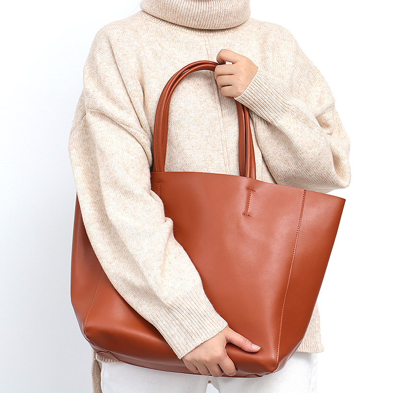 Large Capacity Tote Handbag fo - đánh giá và giá Leather Work Bag Women