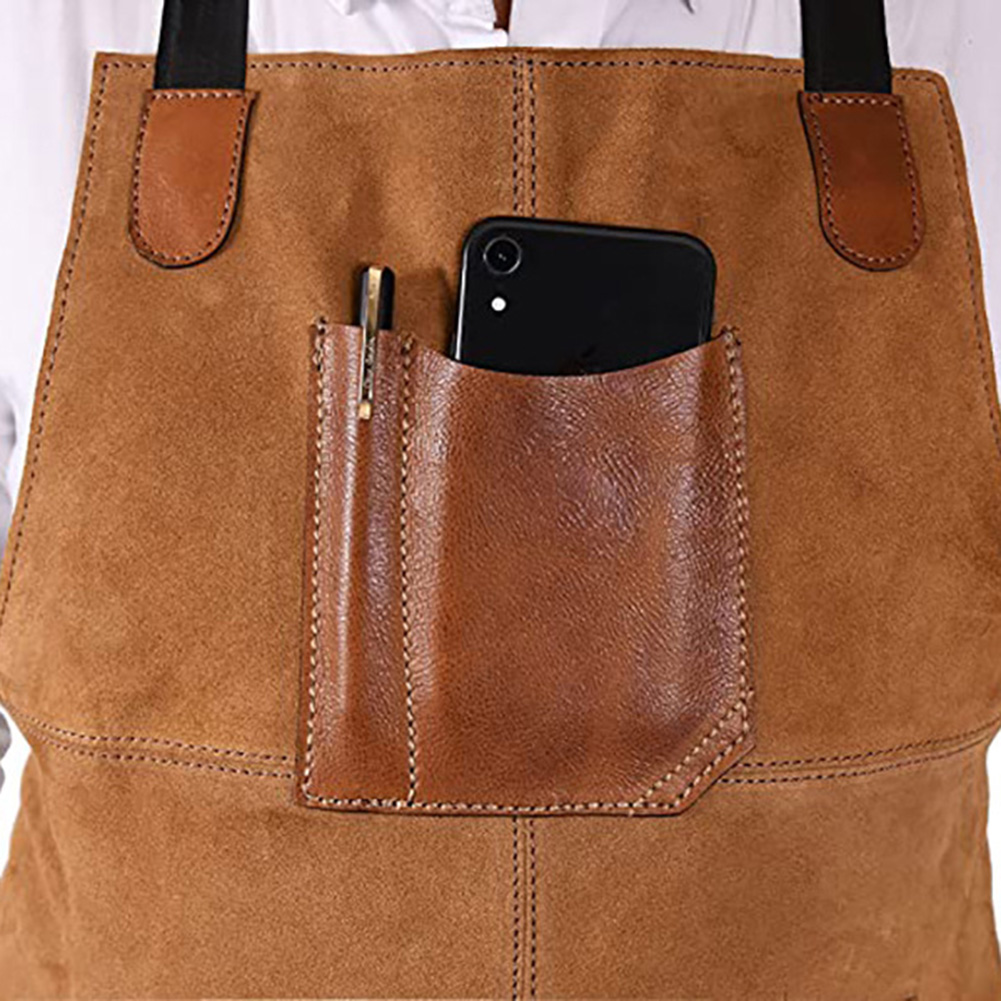 Comfortable doublesided velvet - đánh giá và giá Leatherwork Apron