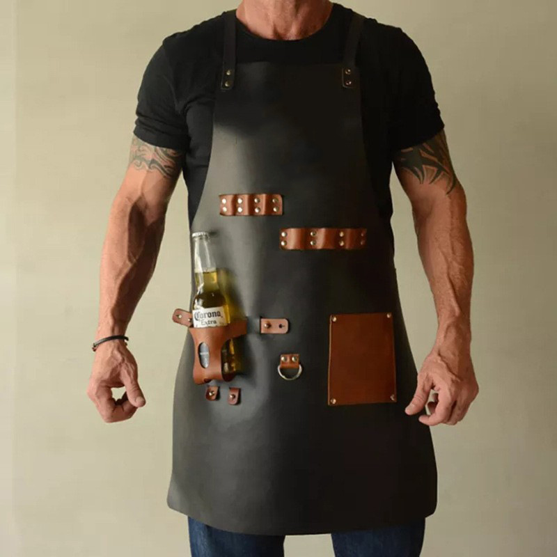 Outdoor PU Leather Apron Outdo - đánh giá và giá Leatherwork Apron