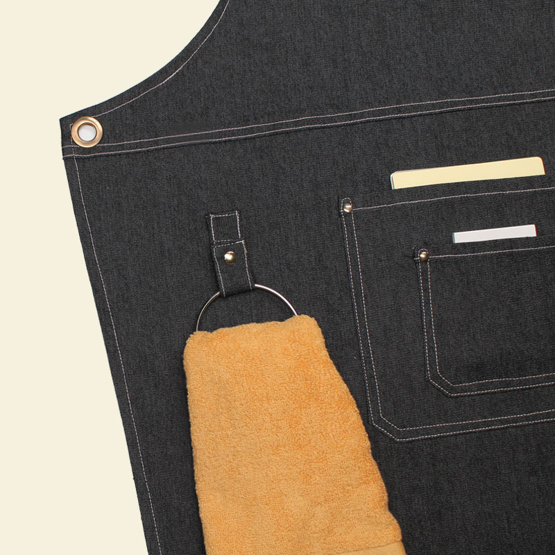 Floral PU Leather Straps Denim - đánh giá và giá Leatherwork Apron