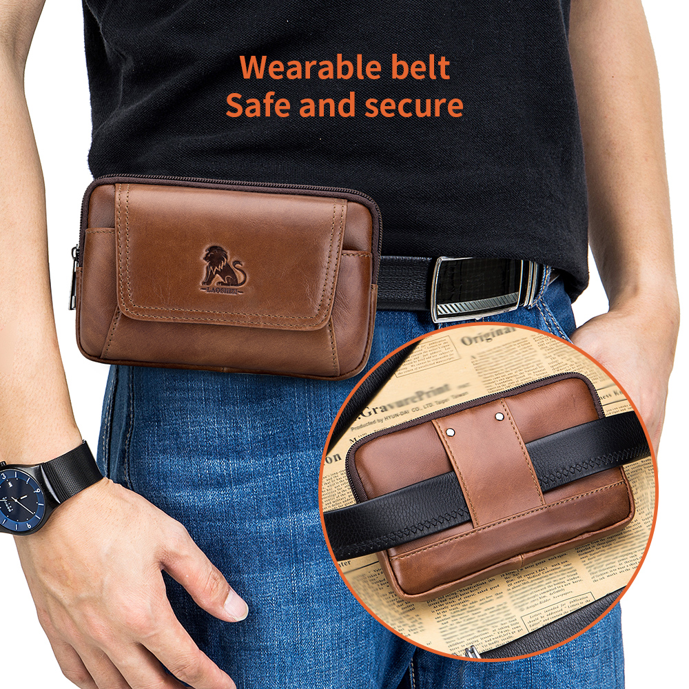 Genuine leather men's waist ba - đánh giá và giá Leatherwork Belt