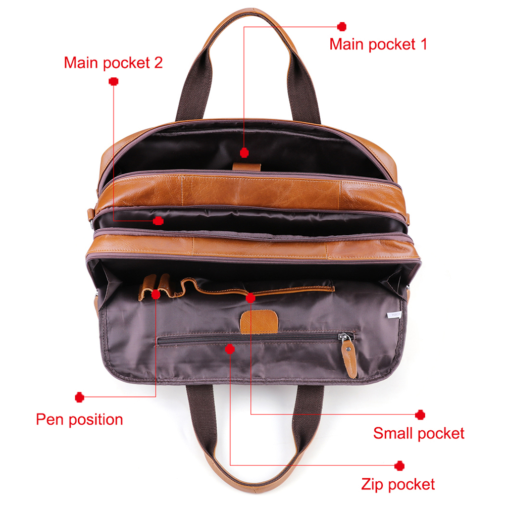 Lachiour 17 inch Laptop Bag Me - đánh giá và giá Leatherwork Bag
