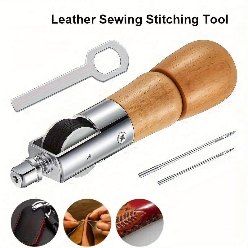 1 Set Leather Sewing Stitching - đánh giá và giá Waxed Thread Linen