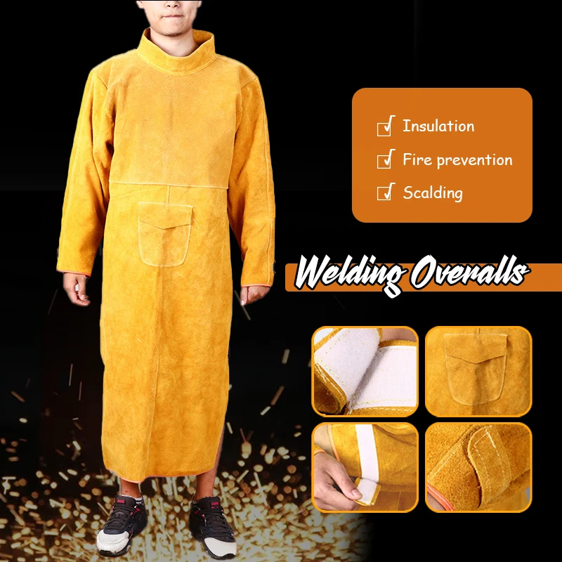 Cowhide Leather Anti-scalding  - đánh giá và giá Leatherwork Apron