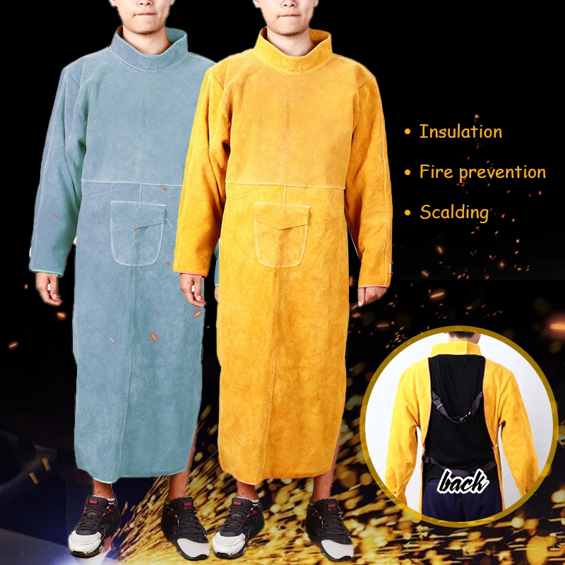Cowhide Leather Anti-scalding  - đánh giá và giá Leatherwork Apron