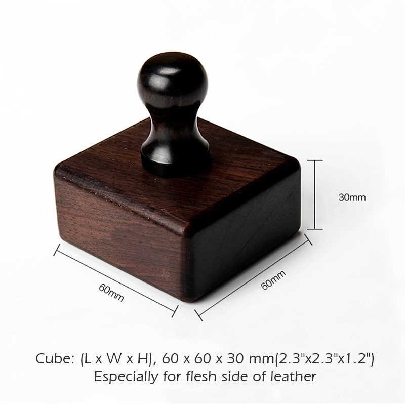 WUTA High Density Ebony Black  - đánh giá và giá Leatherwork Ruler