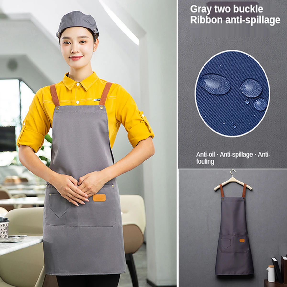 1pcs New Fashion Kitchen Apron - đánh giá và giá Leatherwork Apron