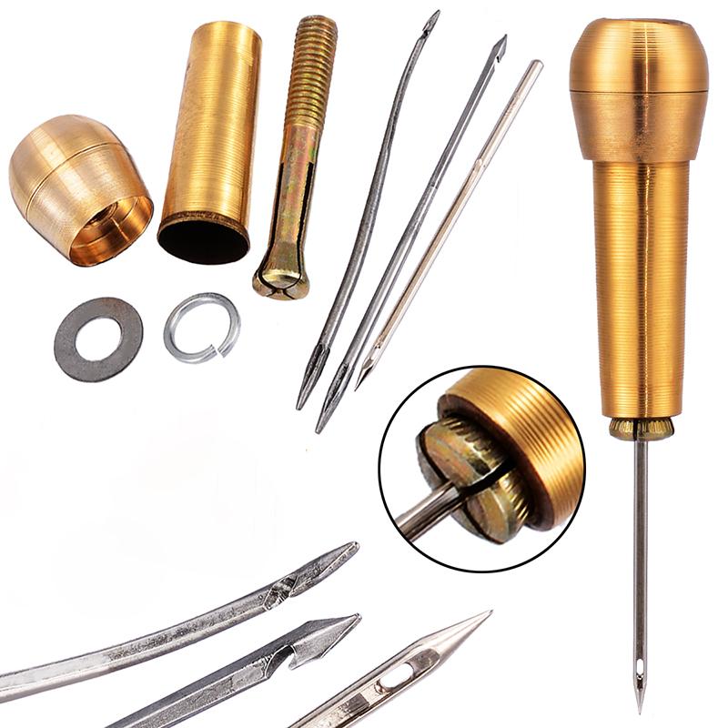 1 Set Handmade Cone Needle Can - đánh giá và giá Leatherwork Needles