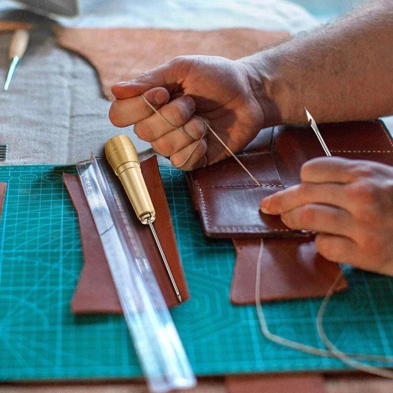 1 Set Handmade Cone Needle Can - đánh giá và giá Leatherwork Needles