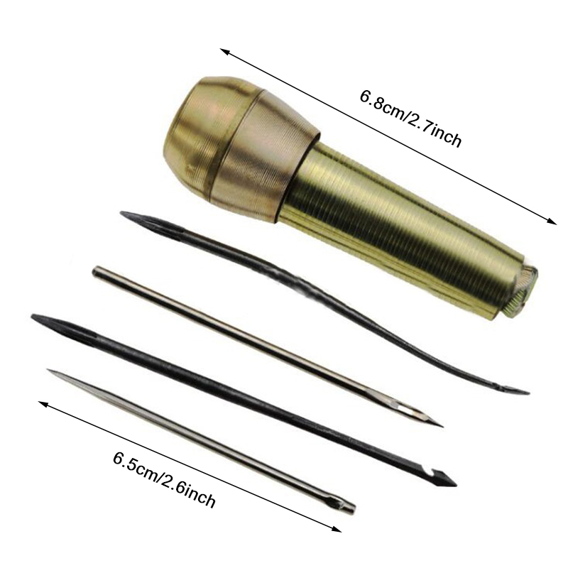 1 Set Handmade Cone Needle Can - đánh giá và giá Leatherwork Needles