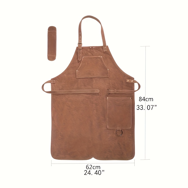 Stylish British-Inspired PU Le - đánh giá và giá Leatherwork Apron