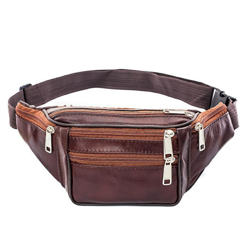 Genuine Leather Waist Bag Men  - đánh giá và giá Leatherwork Belt