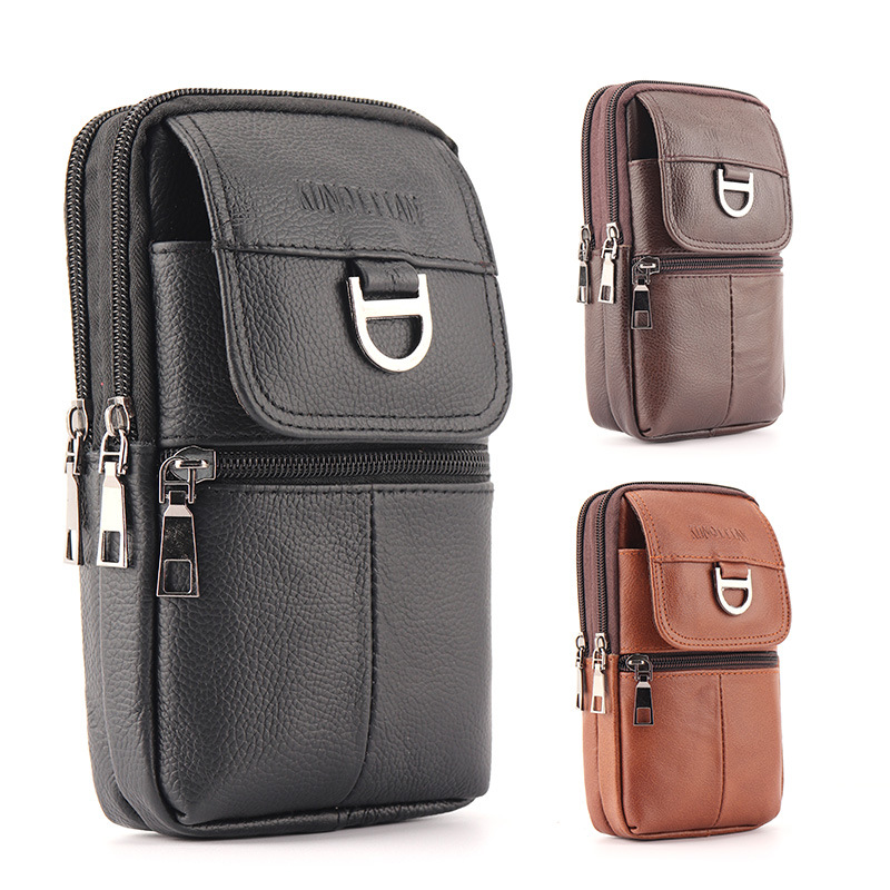 Men's leather waist bag - Larg - đánh giá và giá Leatherwork Belt