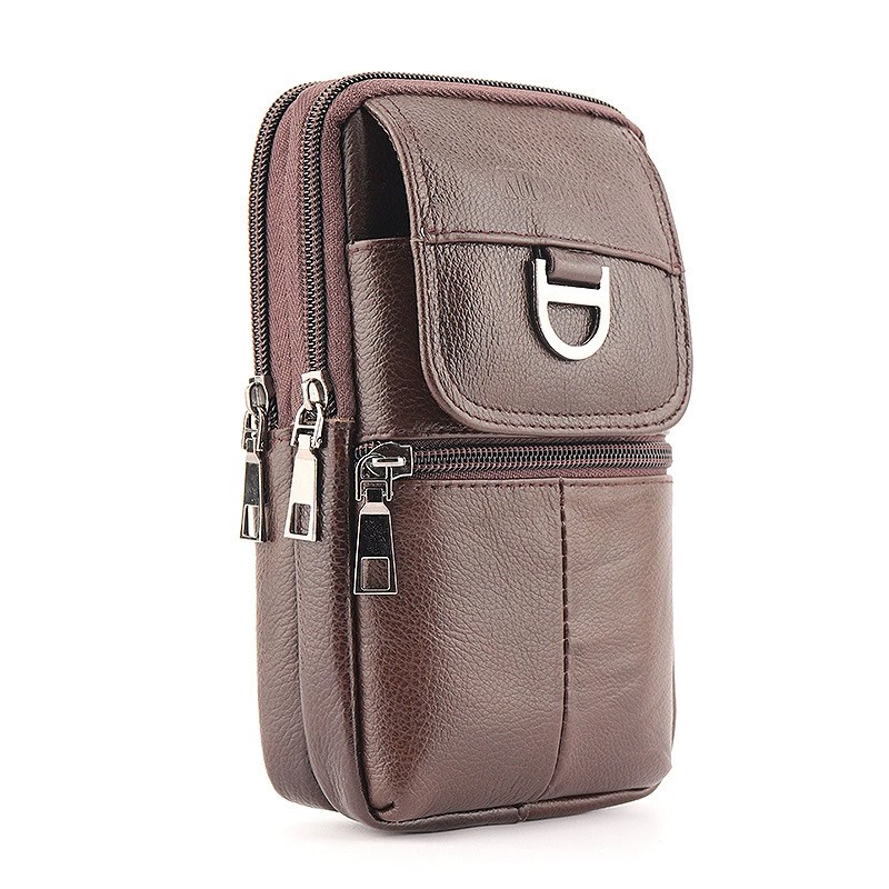 Men's leather waist bag - Larg - đánh giá và giá Leatherwork Belt