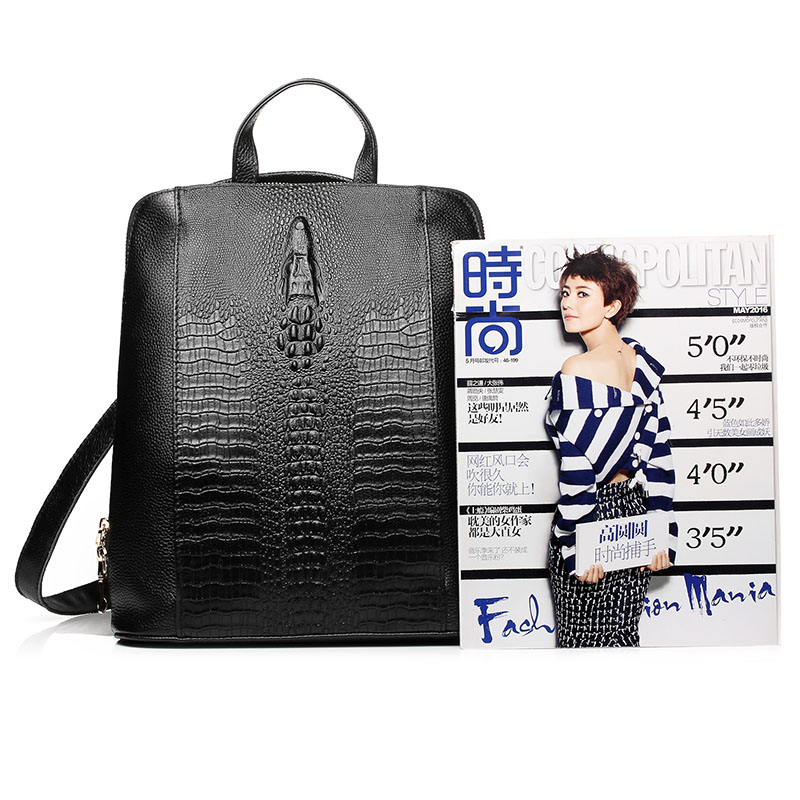Zency Women's Crocodile Leathe - đánh giá và giá Leather Work Bag Women