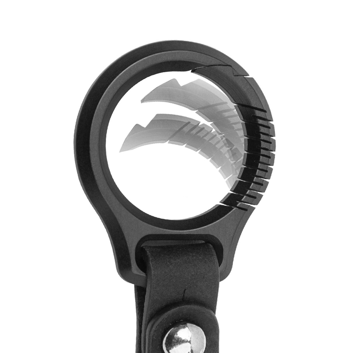 Black Titanium Key Chain Luxur - đánh giá và giá Leatherwork Ruler